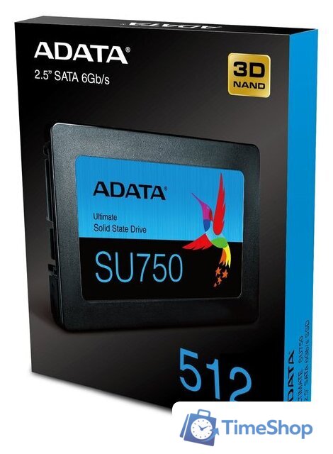 SSD ADATA Ultimate SU750 512GB ASU750SS-512GT-C - Изображение №6 — Интернет-магазин Time-Shop