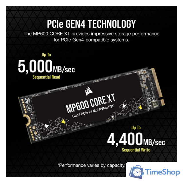 SSD Corsair MP600 Core XT 1TB CSSD-F1000GBMP600CXT - Изображение №7 — Интернет-магазин Time-Shop