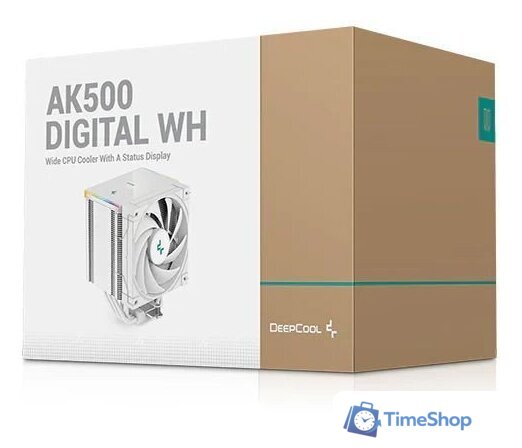 Кулер для процессора DeepCool AK500 Digital WH R-AK500-WHADMN-G - Изображение №6 — Интернет-магазин Time-Shop