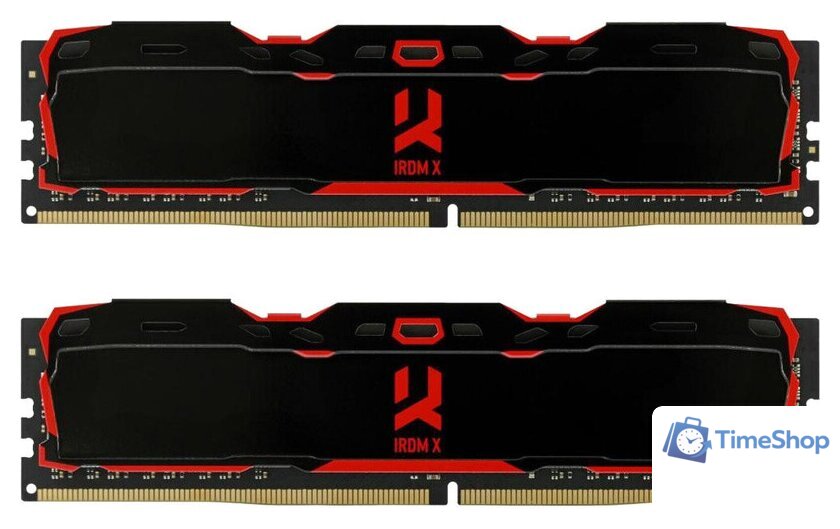 Оперативная память GOODRAM IRDM X 2x8GB DDR4 PC4-25600 IR-X3200D464L16SA/16GDC - Изображение №1 — Интернет-магазин Time-Shop