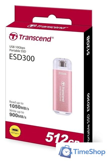 Внешний накопитель Transcend ESD300 512GB TS512GESD300P - Изображение №4 — Интернет-магазин Time-Shop