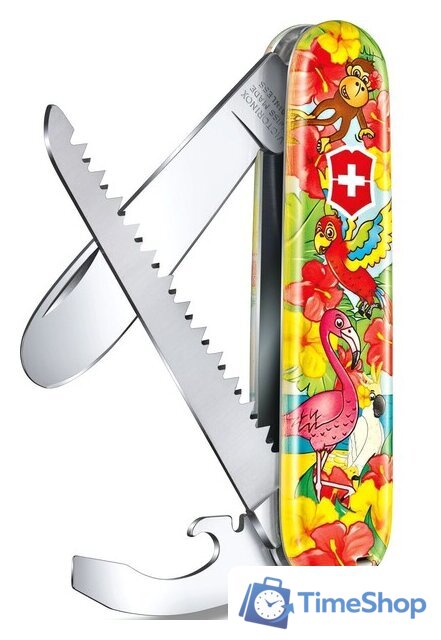 Складной нож Victorinox My First Victorinox 0.2373.E3 (желтый/красный) - Изображение №1 — Интернет-магазин Time-Shop