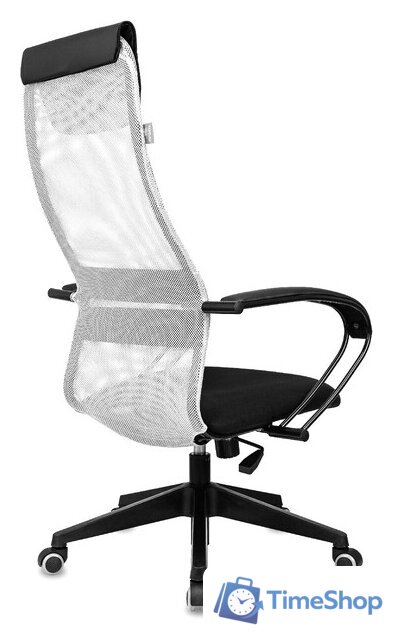Офисное кресло Бюрократ CH-607 (светло-серый TW-02/сетка) - Изображение №5 — Интернет-магазин Time-Shop