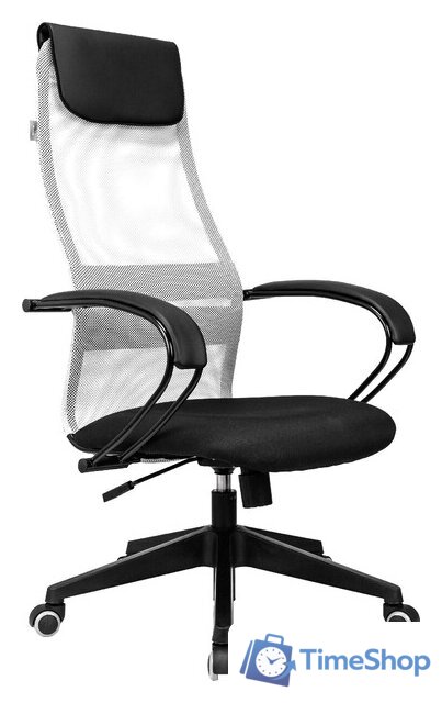 Офисное кресло Бюрократ CH-607 (светло-серый TW-02/сетка) - Изображение №1 — Интернет-магазин Time-Shop