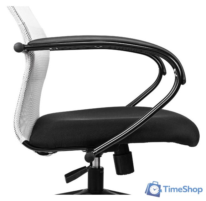 Офисное кресло Бюрократ CH-607 (светло-серый TW-02/сетка) - Изображение №10 — Интернет-магазин Time-Shop