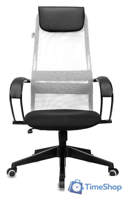 Офисное кресло Бюрократ CH-607 (светло-серый TW-02/сетка) - Изображение №2 — Интернет-магазин Time-Shop