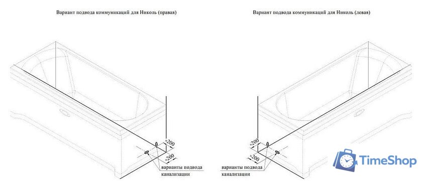 Ванна Radomir Николь 180x80 2-78-0-0-1-210Р (фронтальный, с каркасом) - Изображение №14 — Интернет-магазин Time-Shop