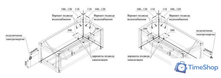 Ванна Radomir Николь 180x80 2-78-0-0-1-210Р (фронтальный, с каркасом) - Изображение №13 — Интернет-магазин Time-Shop