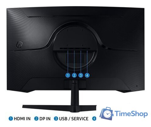 Игровой монитор Samsung Odyssey G5 LS32CG554EUXEN - Изображение №16 — Интернет-магазин Time-Shop
