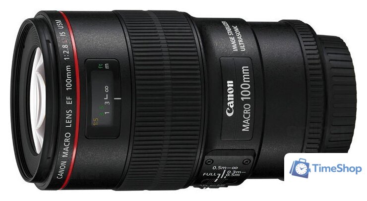 Объектив Canon EF 100mm f/2.8L Macro IS USM - Изображение №1 — Интернет-магазин Time-Shop