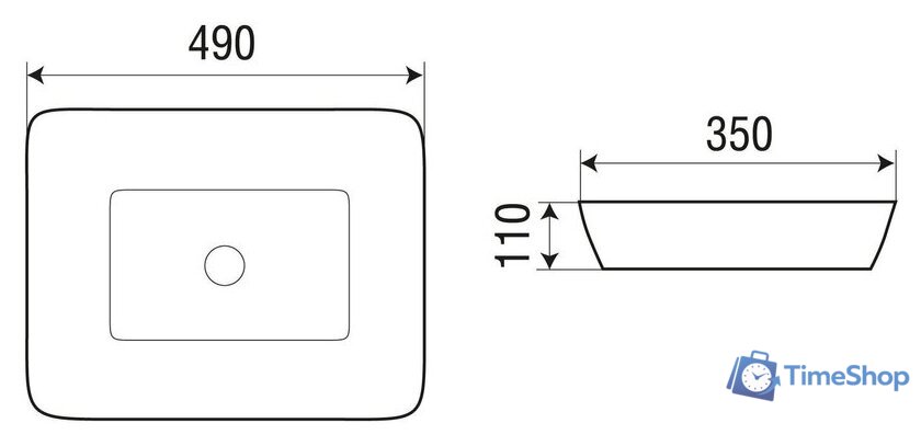 Умывальник WeltWasser Elbach 2261 - Изображение №4 — Интернет-магазин Time-Shop