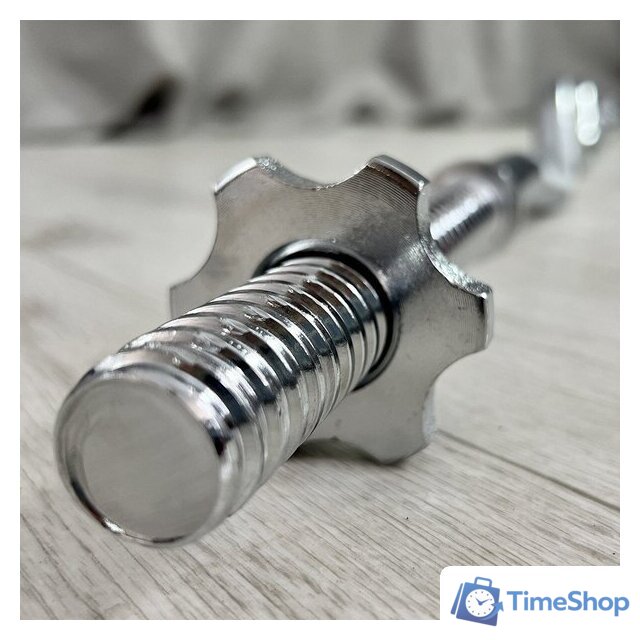 Гриф для штанги Atlas Sport EZ-образный хромированный, разборный EZ1260-25 D25 - Изображение №6 — Интернет-магазин Time-Shop