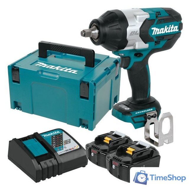 Гайковерт Makita DTW1002RTJ (с 2-мя АКБ, кейс) - Изображение №1 — Интернет-магазин Time-Shop