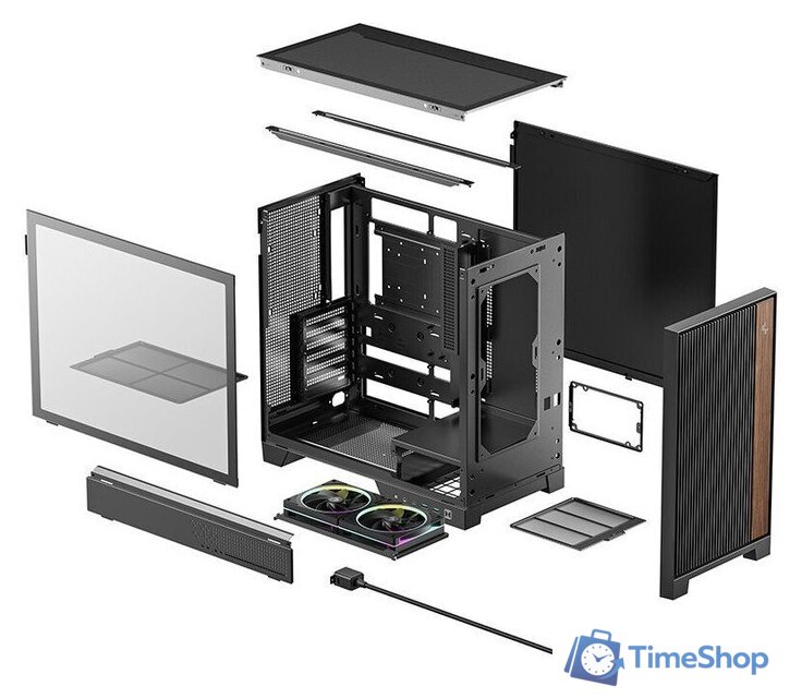 Корпус DeepCool CL600 R-CL600-BKNNA2-G-1 - Изображение №10 — Интернет-магазин Time-Shop