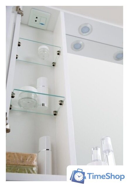  BelBagno Шкаф с зеркалом Marino-SPC-600/750-1A-BL-P-R (bianco lucido) - Изображение №4 — Интернет-магазин Time-Shop