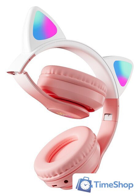Наушники Miru Cat EP-W10 (розовый) - Изображение №5 — Интернет-магазин Time-Shop