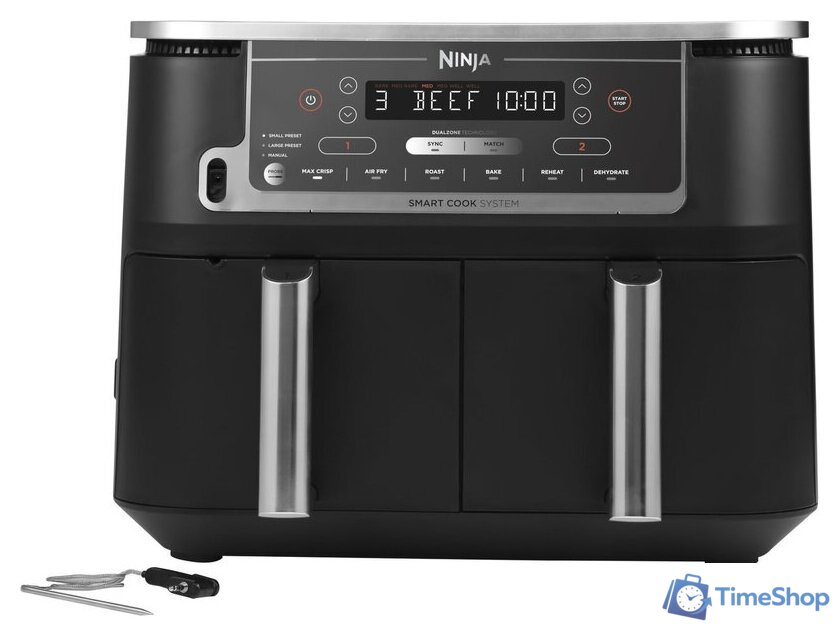 Аэрогриль (аэрофритюрница) Ninja Foodi MAX Dual Zone AF451EU - Изображение №1 — Интернет-магазин Time-Shop