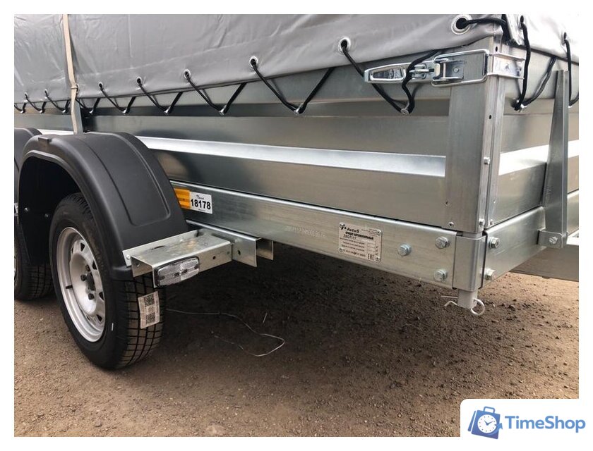 Универсальная жесткая сцепка AvtoS A25P1B (2500x1500x300, R13, ресс. 3302(ГАЗ-2лист)) - Изображение №5 — Интернет-магазин Time-Shop