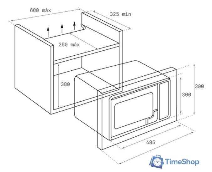 Микроволновая печь TEKA ML 820 BIS WH - Изображение №2 — Интернет-магазин Time-Shop