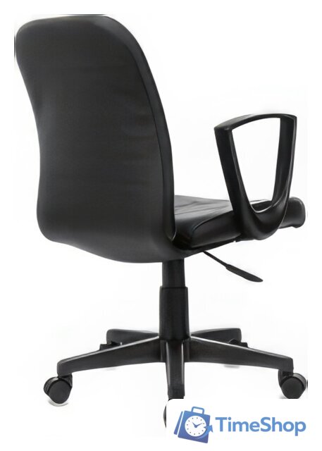 Офисное кресло Бюрократ CH-327 (черный экокожа) - Изображение №4 — Интернет-магазин Time-Shop