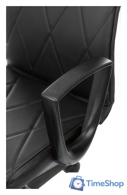 Офисное кресло Бюрократ CH-327 (черный экокожа) - Изображение №5 — Интернет-магазин Time-Shop
