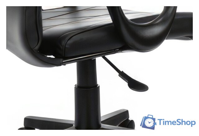 Офисное кресло Бюрократ CH-327 (черный экокожа) - Изображение №6 — Интернет-магазин Time-Shop