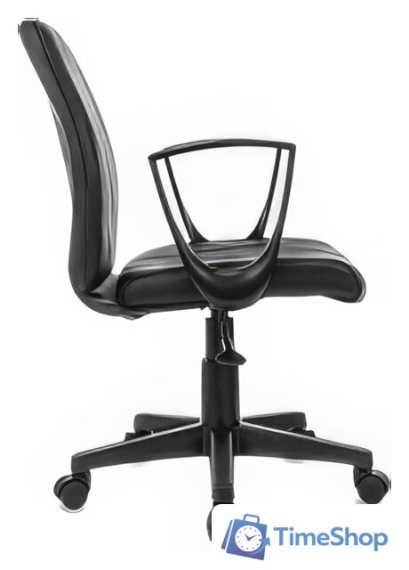 Офисное кресло Бюрократ CH-327 (черный экокожа) - Изображение №3 — Интернет-магазин Time-Shop