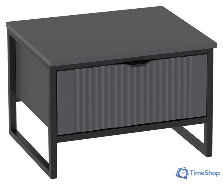 Тумба Мебельград Нора с ящиком (металл бруклин/графит) - Изображение №1 — Интернет-магазин Time-Shop