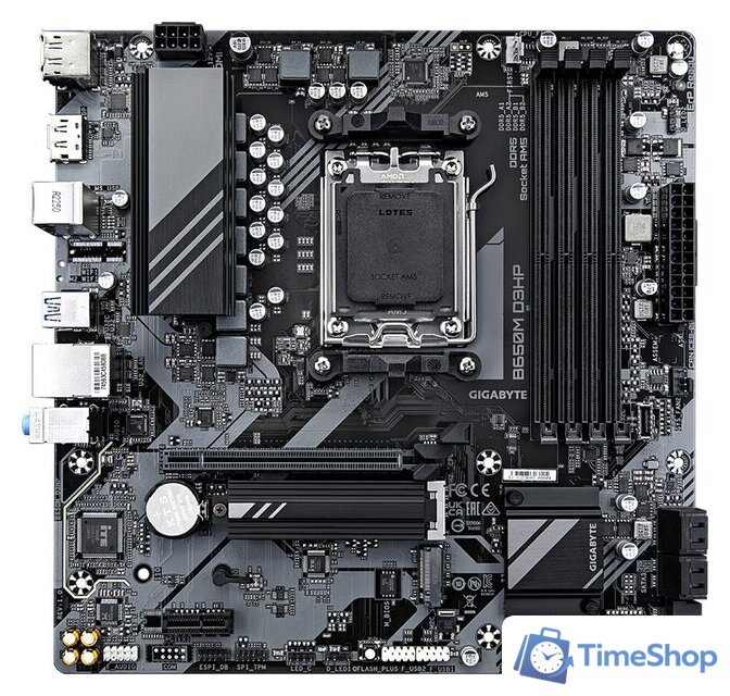 Материнская плата Gigabyte B650M D3HP (rev. 1.x) - Изображение №1 — Интернет-магазин Time-Shop