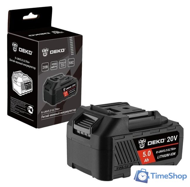 Аккумулятор Deko R-UNV5.0 ULTRA+ 083-1018 (20В/5 Ач) - Изображение №1 — Интернет-магазин Time-Shop