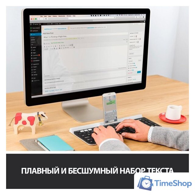 Клавиатура Logitech K780 Multi-Device Wireless Keyboard 920-008032 - Изображение №5 — Интернет-магазин Time-Shop