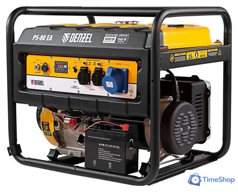 Бензиновый генератор Denzel PS 80 EA - Изображение №1 — Интернет-магазин Time-Shop