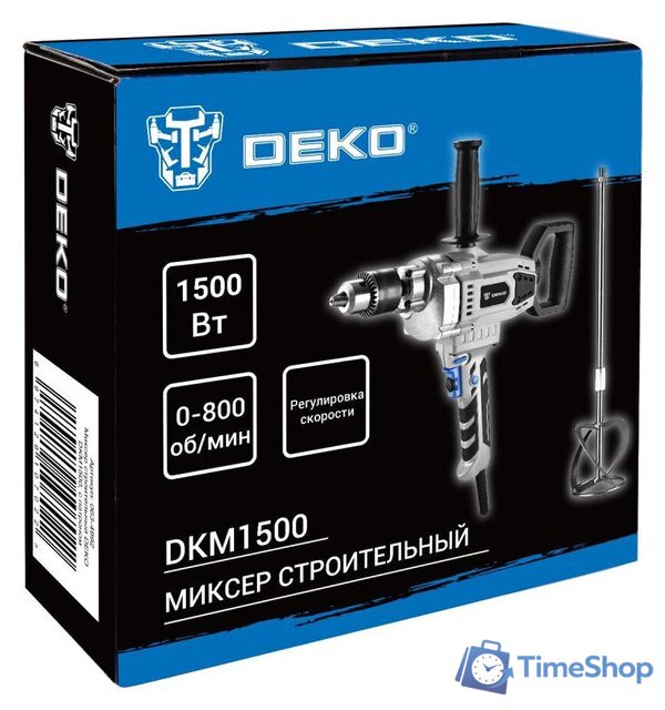 Строительный миксер Deko DKM1500 063-4992 - Изображение №5 — Интернет-магазин Time-Shop