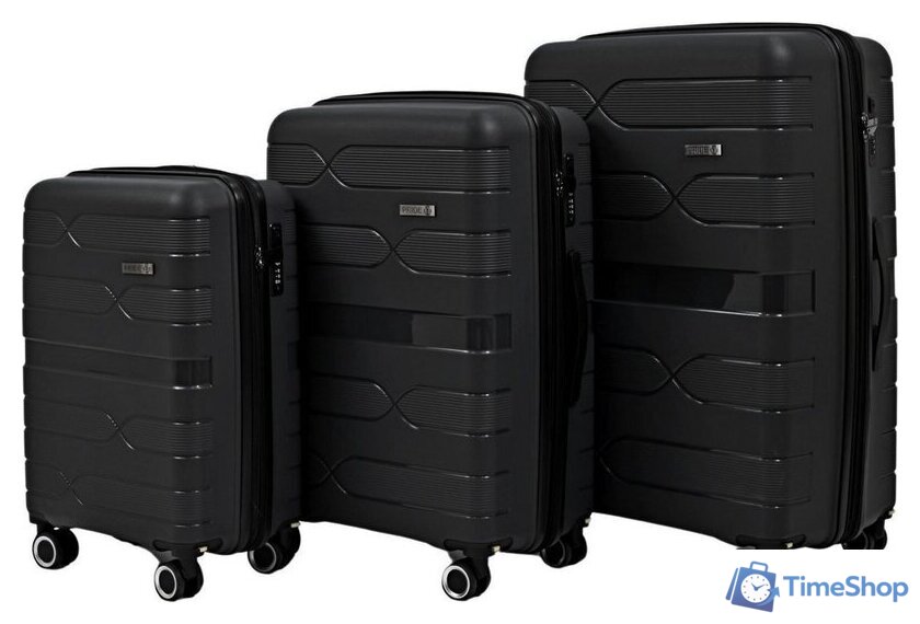 Чемодан-спиннер Pride РР-204 (M, черный) - Изображение №9 — Интернет-магазин Time-Shop