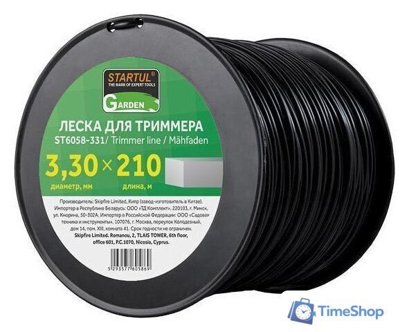 Леска для триммера Startul ST6058-331 - Изображение №1 — Интернет-магазин Time-Shop