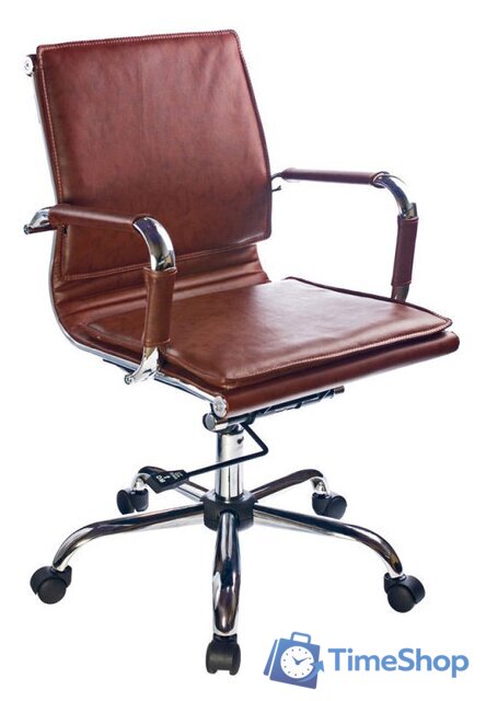 Офисное кресло Бюрократ CH-993-Low/Brown - Изображение №1 — Интернет-магазин Time-Shop