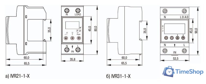 Реле напряжения IEK IVR21-1-40 - Изображение №2 — Интернет-магазин Time-Shop