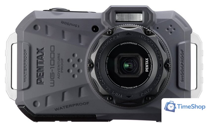 Фотоаппарат Pentax WG-1000 (темно-серый) - Изображение №1 — Интернет-магазин Time-Shop