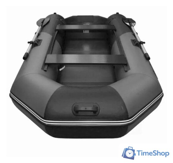 Моторно-гребная лодка Муссон 3000 С (серый/черный) - Изображение №4 — Интернет-магазин Time-Shop