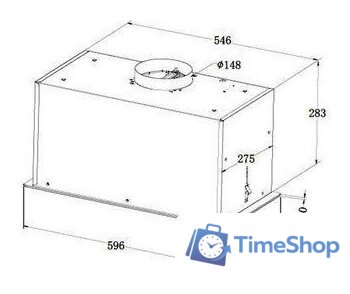 Кухонная вытяжка ZorG Neve 1260 60 S-GC (белый) - Изображение №8 — Интернет-магазин Time-Shop