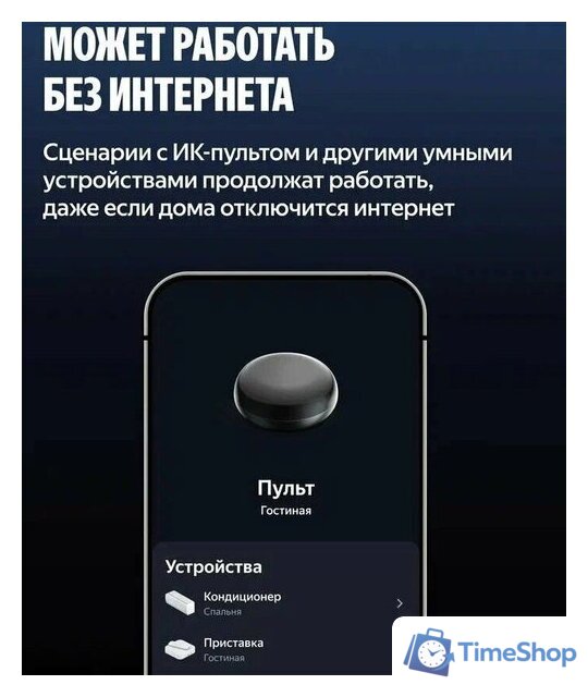 ИК-пульт Яндекс YNDX-00572 - Изображение №8 — Интернет-магазин Time-Shop