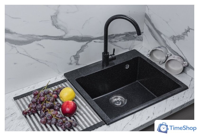 Кухонная мойка Marblan Cubi (черный) - Изображение №4 — Интернет-магазин Time-Shop