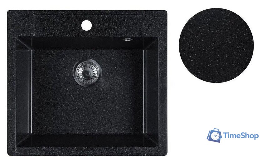 Кухонная мойка Marblan Cubi (черный) - Изображение №3 — Интернет-магазин Time-Shop