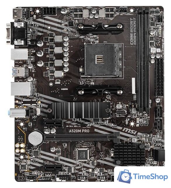 Материнская плата MSI A520M Pro - Изображение №1 — Интернет-магазин Time-Shop