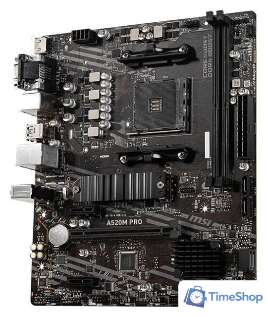 Материнская плата MSI A520M Pro - Изображение №3 — Интернет-магазин Time-Shop