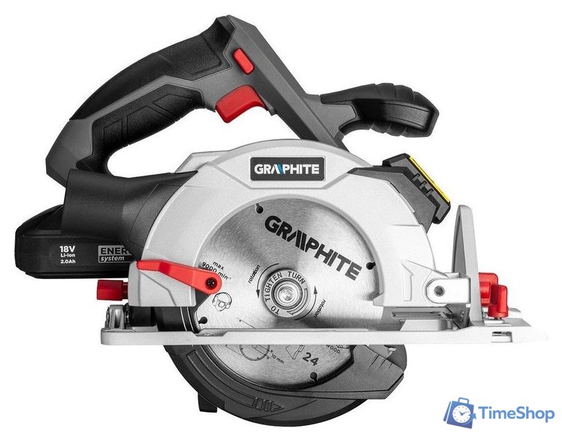 Дисковая (циркулярная) пила GRAPHITE 58G008 (без АКБ) - Изображение №4 — Интернет-магазин Time-Shop