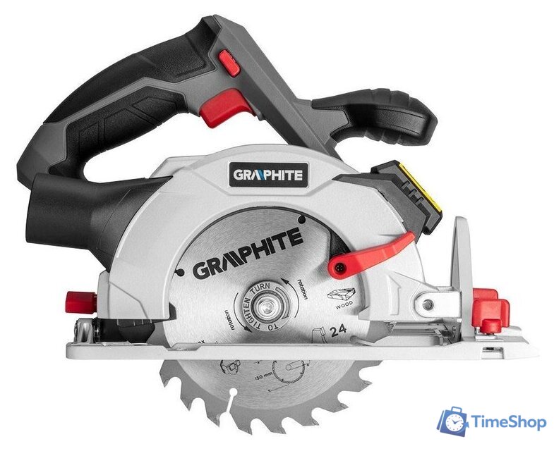 Дисковая (циркулярная) пила GRAPHITE 58G008 (без АКБ) - Изображение №5 — Интернет-магазин Time-Shop