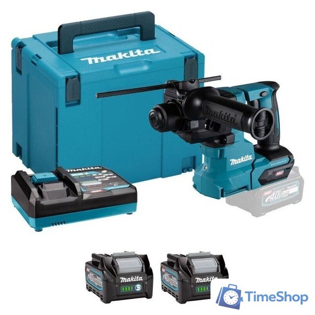 Перфоратор Makita HR010GD201 (с 2-мя АКБ, кейс) - Изображение №3 — Интернет-магазин Time-Shop