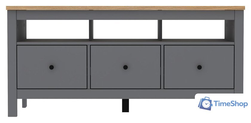 Тумба Mio Tesoro Сага 3 ящика 2.08.03.090.15 (серый/ясень) - Изображение №3 — Интернет-магазин Time-Shop