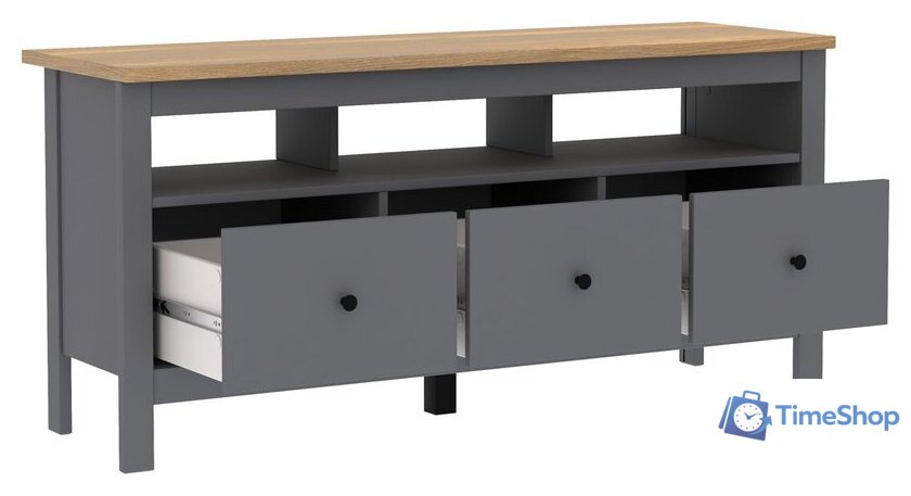 Тумба Mio Tesoro Сага 3 ящика 2.08.03.090.15 (серый/ясень) - Изображение №2 — Интернет-магазин Time-Shop